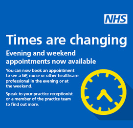 evening and weekend appointments